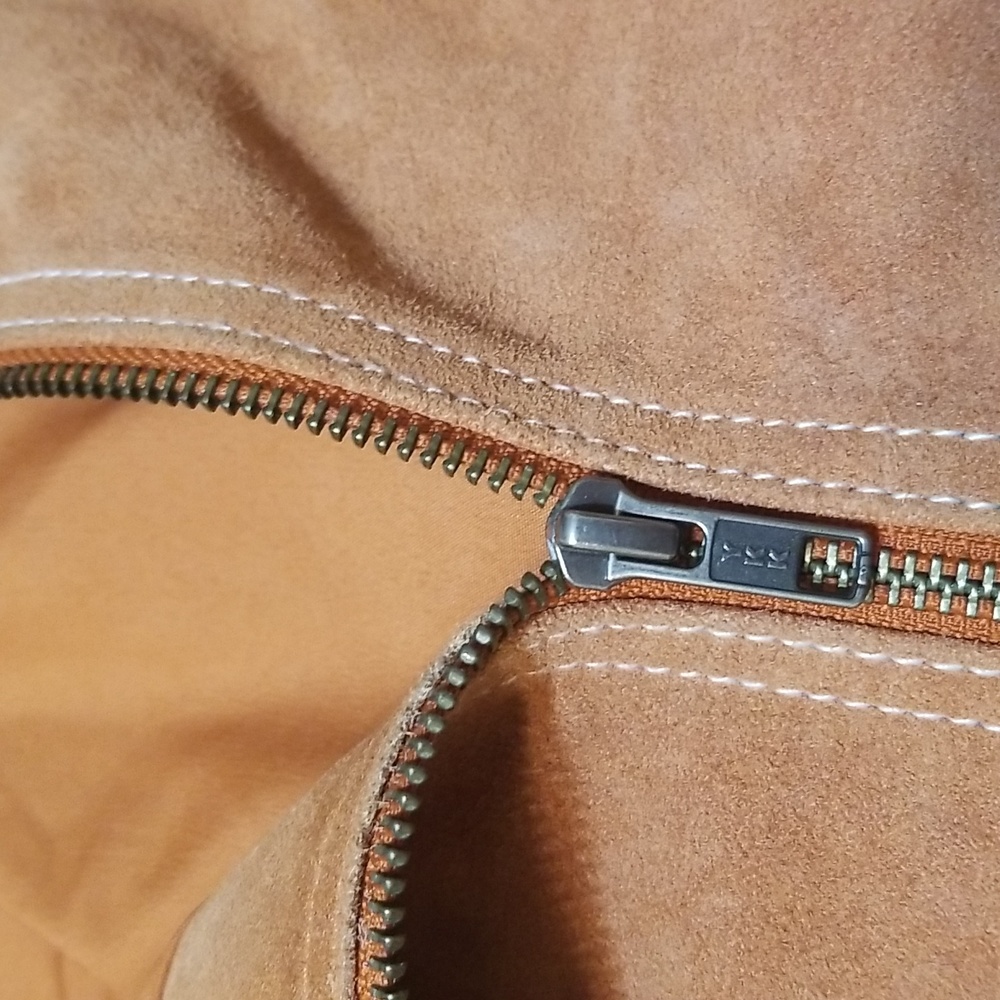 TOP OF THE LINE❣️TOPSHOP leather suede mini skirt. Size 4 - Picture 11 of 12